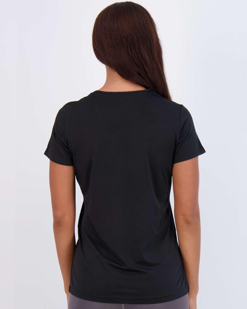 REALESSENTIALS Real Essentials 5 Pack: Women's Short Sleeve T-Shirts Workout Tops Fitness Pilates Gym Activewear Athletic (Plus Available), Set 6, XXL, Pack of 5 - Image 4